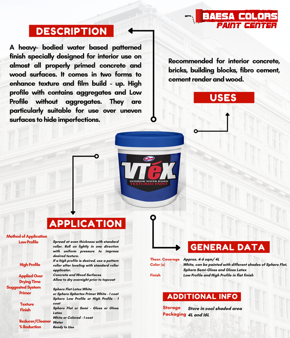 SPHERO V-TEX Textured Paint (Water-Based)