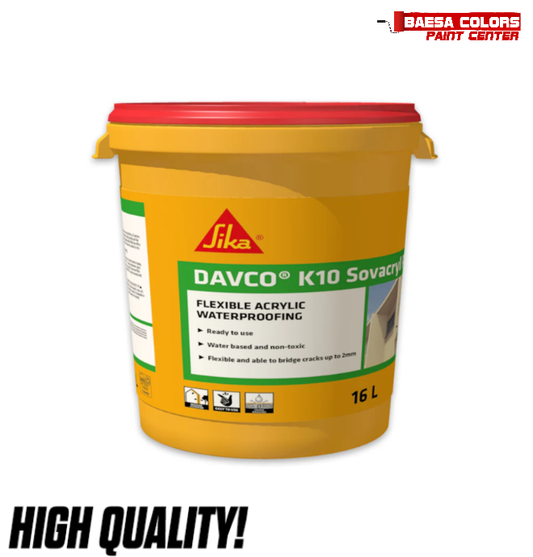 Sika Davco K10 Sovacryl - Flexible Acrylic Waterproofing