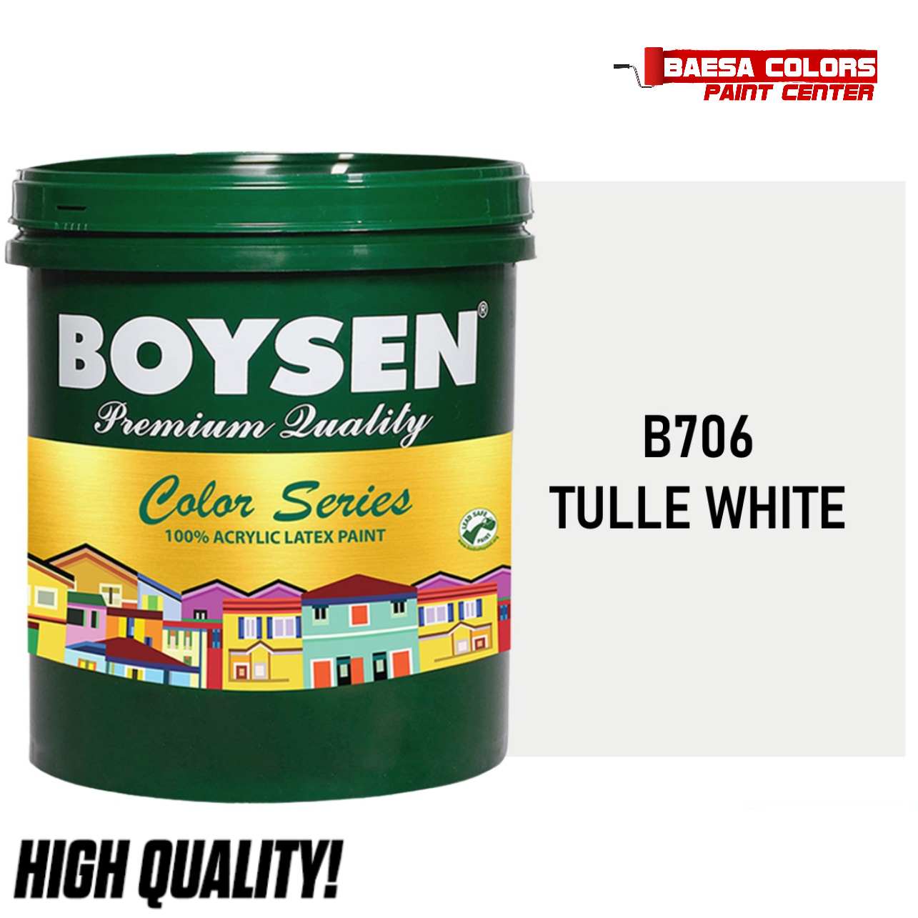 BOYSEN® Permacoat™ Series Flat Latex B-706 Tulle White