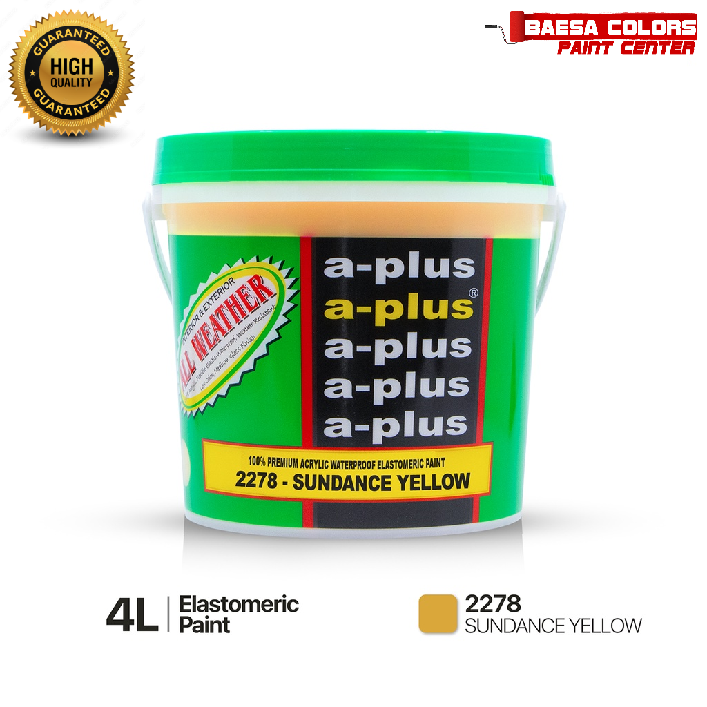 A-Plus All Weather® 2278 Sundance Yellow Elastomeric Paint