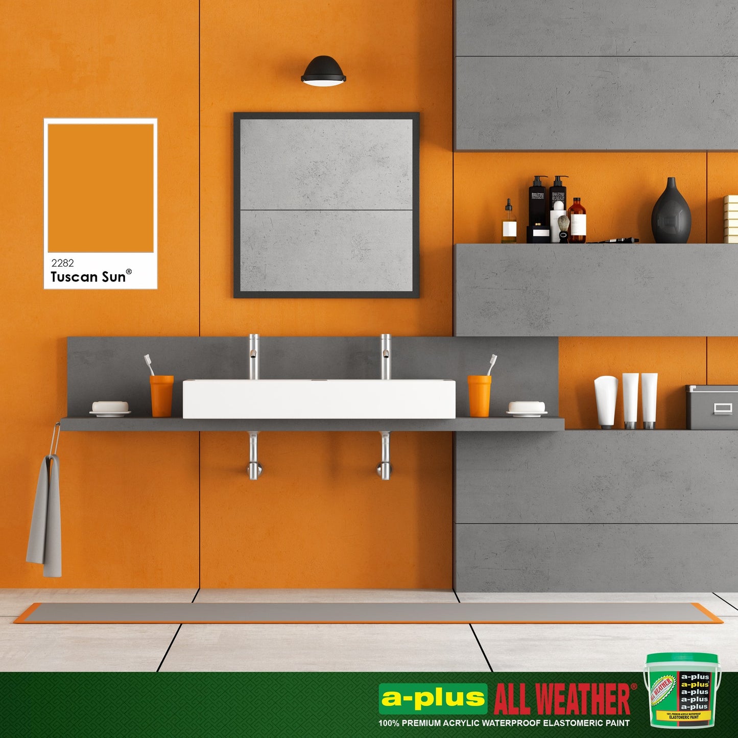 A-Plus All Weather® 2282 Tuscan Sun Elastomeric Paint