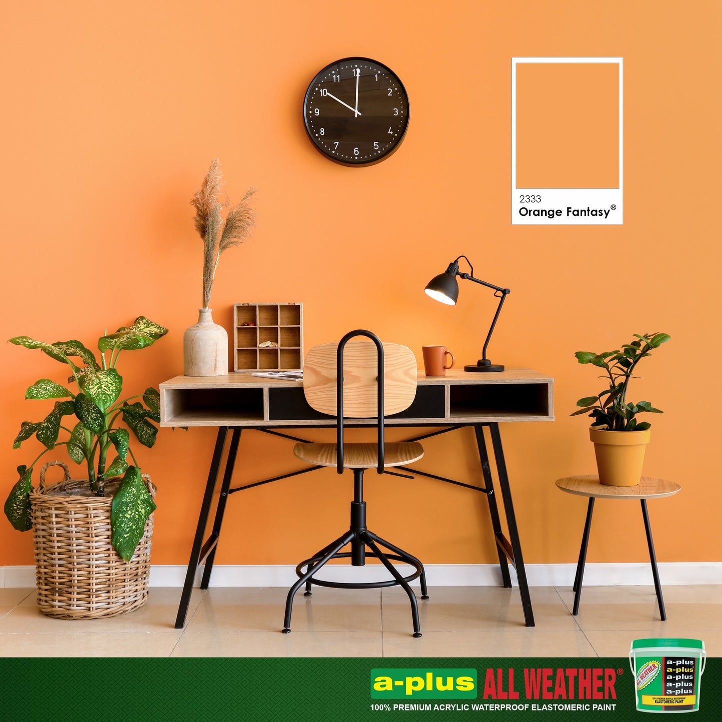 A-Plus All Weather® 2333 Orange Fantasy Elastomeric Paint