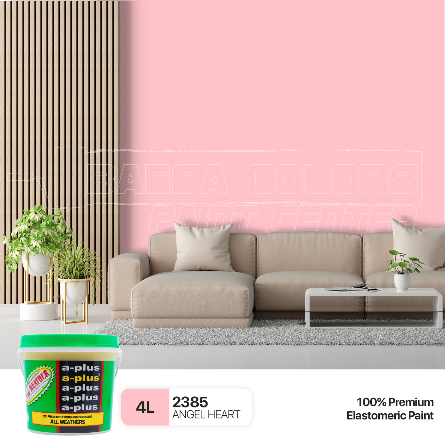 A-Plus All Weather® 2385 Angel Heart Elastomeric Paint