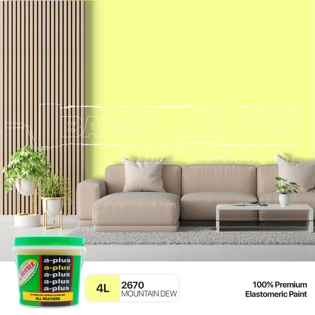 A-Plus All Weather® 2670 Mountain Dew Elastomeric Paint