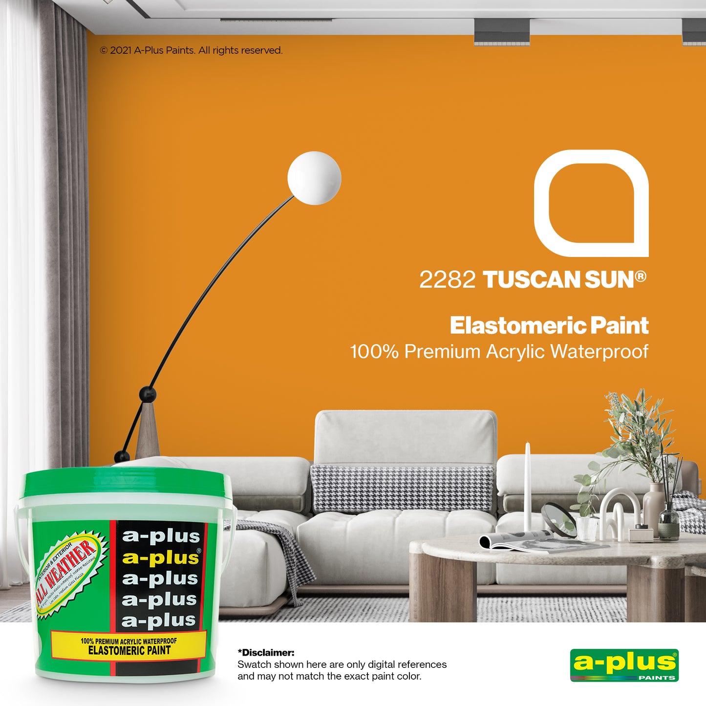 A-Plus All Weather® 2282 Tuscan Sun Elastomeric Paint
