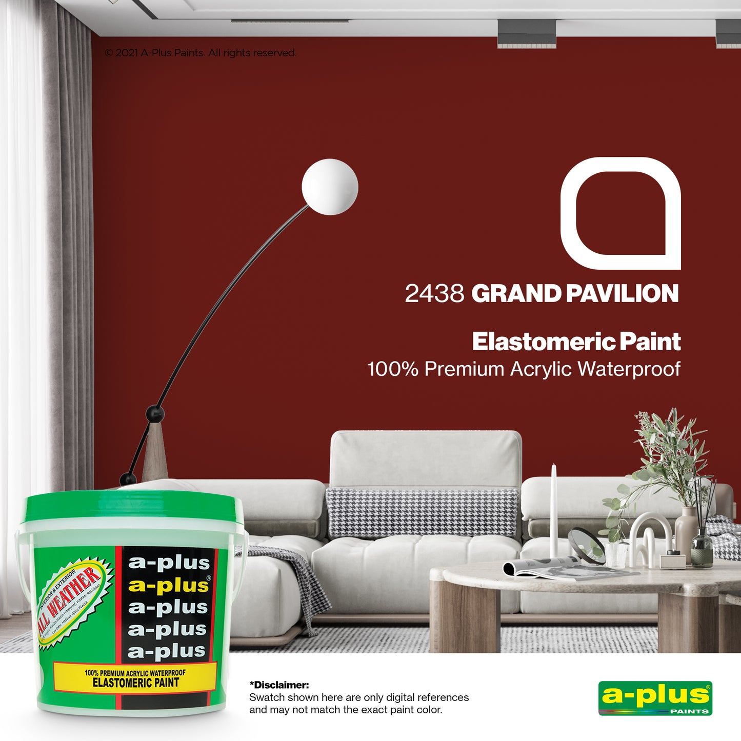 A-Plus All Weather® 2438 Grand Pavillion Elastomeric Paint