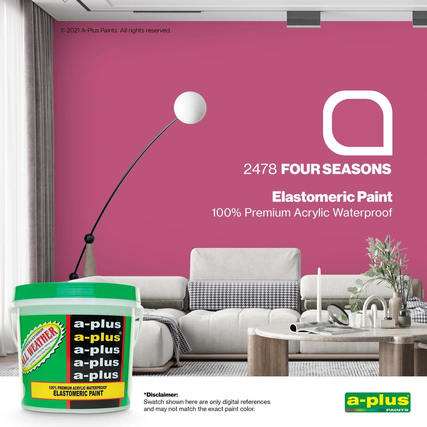 A-Plus All Weather® 2478 Four Seasons Elastomeric Paint