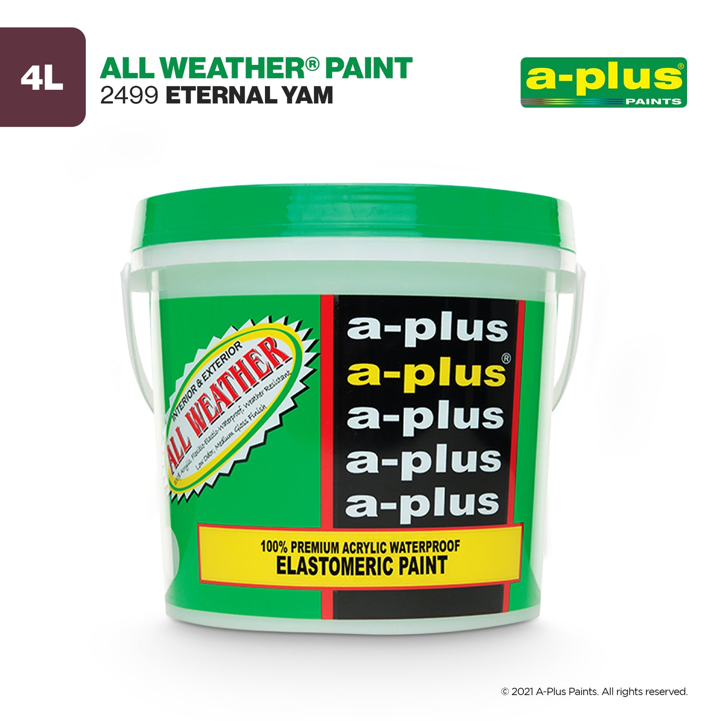 A-Plus All Weather® 2499 Eternal Yam Elastomeric Paint