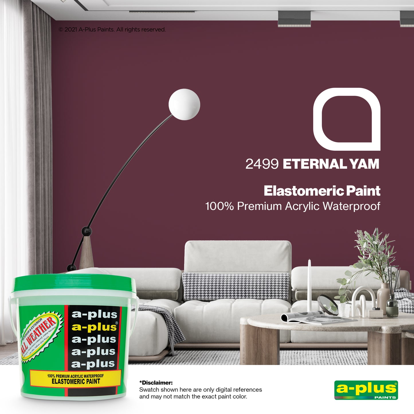 A-Plus All Weather® 2499 Eternal Yam Elastomeric Paint