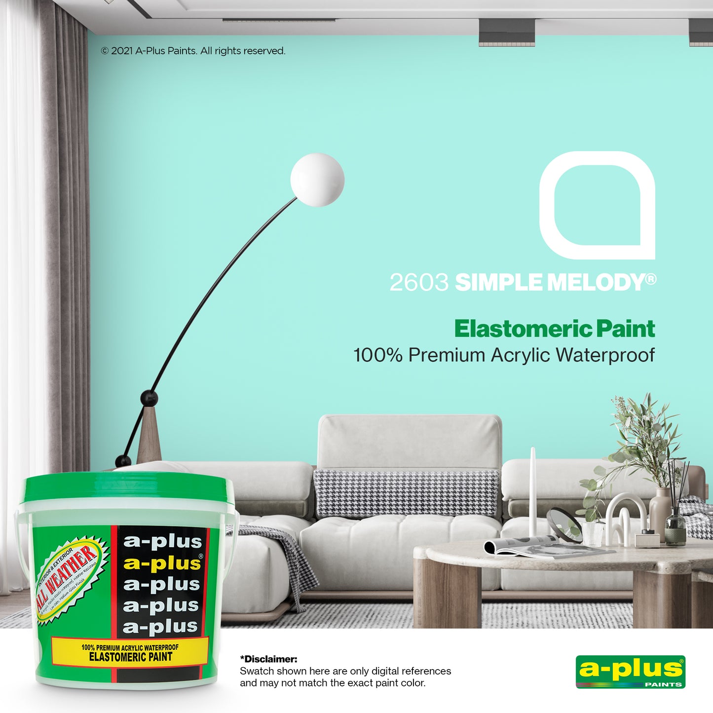 A-Plus All Weather® 2603 Simple Melody Elastomeric Paint