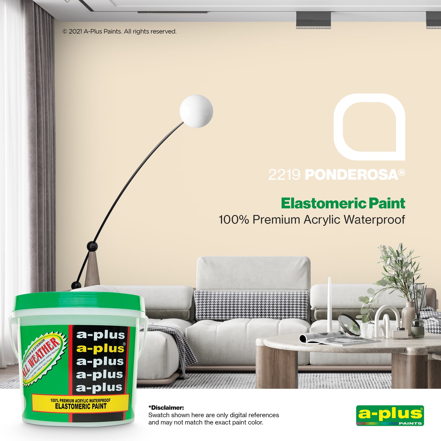 A-Plus All Weather® 2219 Ponderosa Elastomeric Paint