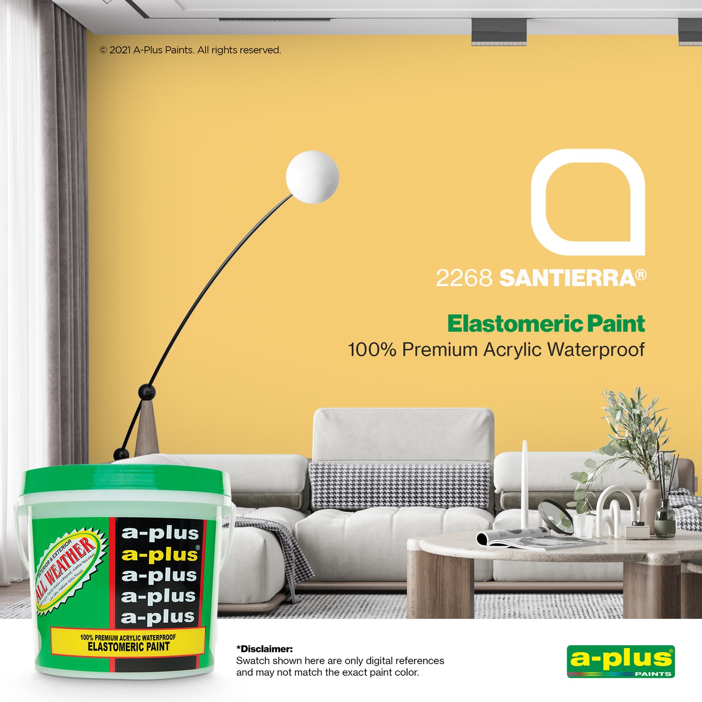 A-Plus All Weather® 2268 Santierra Elastomeric Paint
