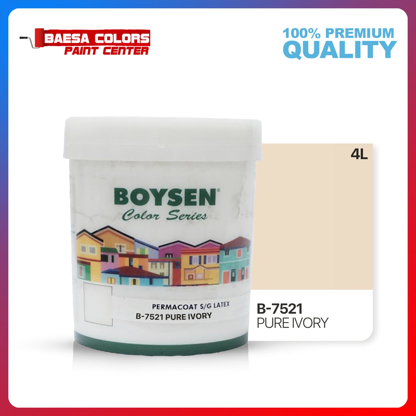 BOYSEN® Permacoat™ Series Semi-Gloss Latex 16-Liters
