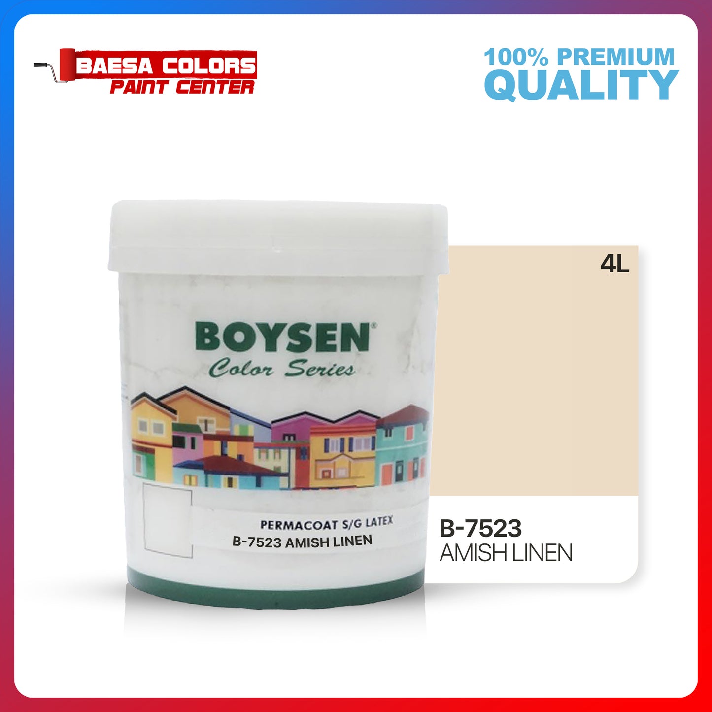 BOYSEN® Permacoat™ Series Semi-Gloss Latex 16-Liters