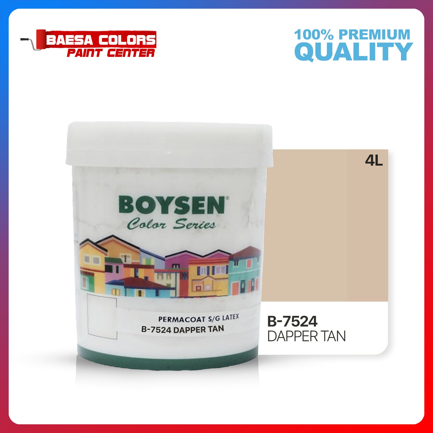 BOYSEN® Permacoat™ Series Semi-Gloss Latex 16-Liters