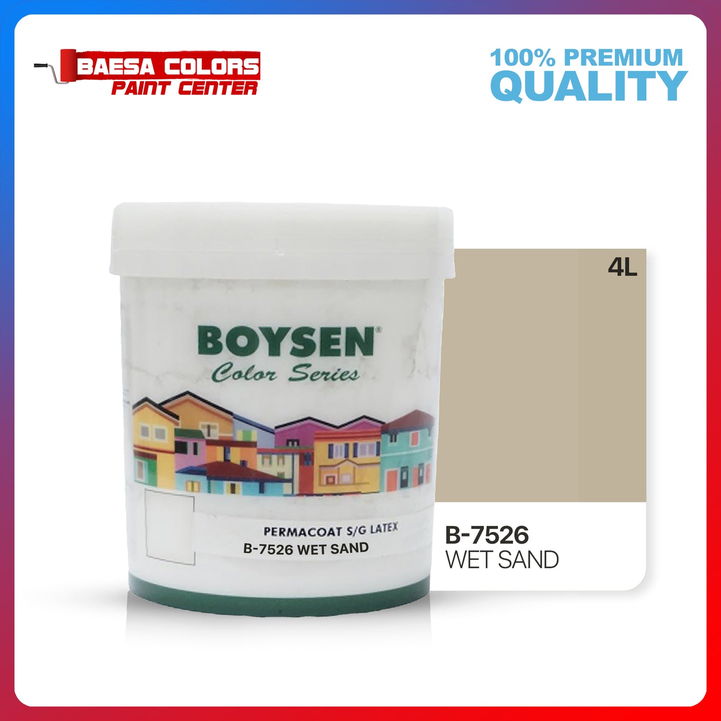 BOYSEN® Permacoat™ Series Semi-Gloss Latex 16-Liters