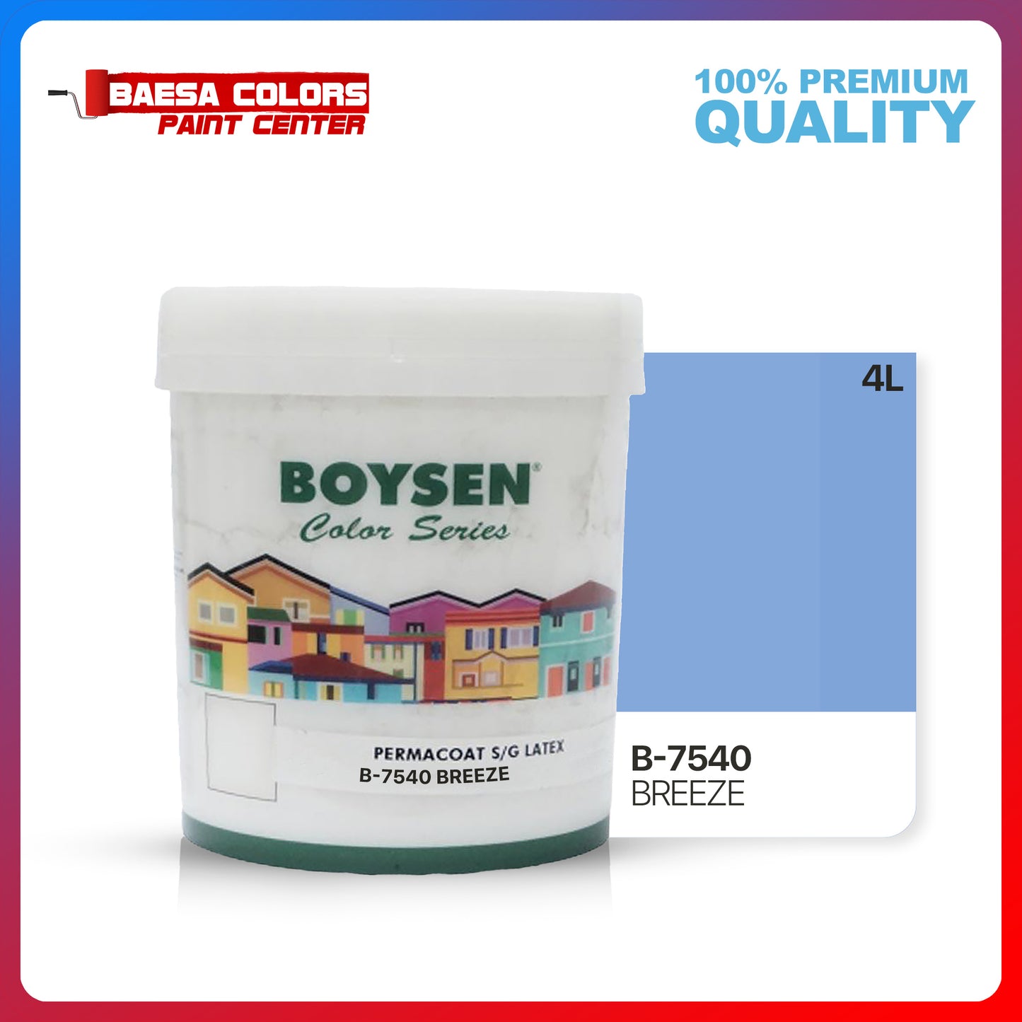 BOYSEN® Permacoat™ Series Semi-Gloss Latex 16-Liters