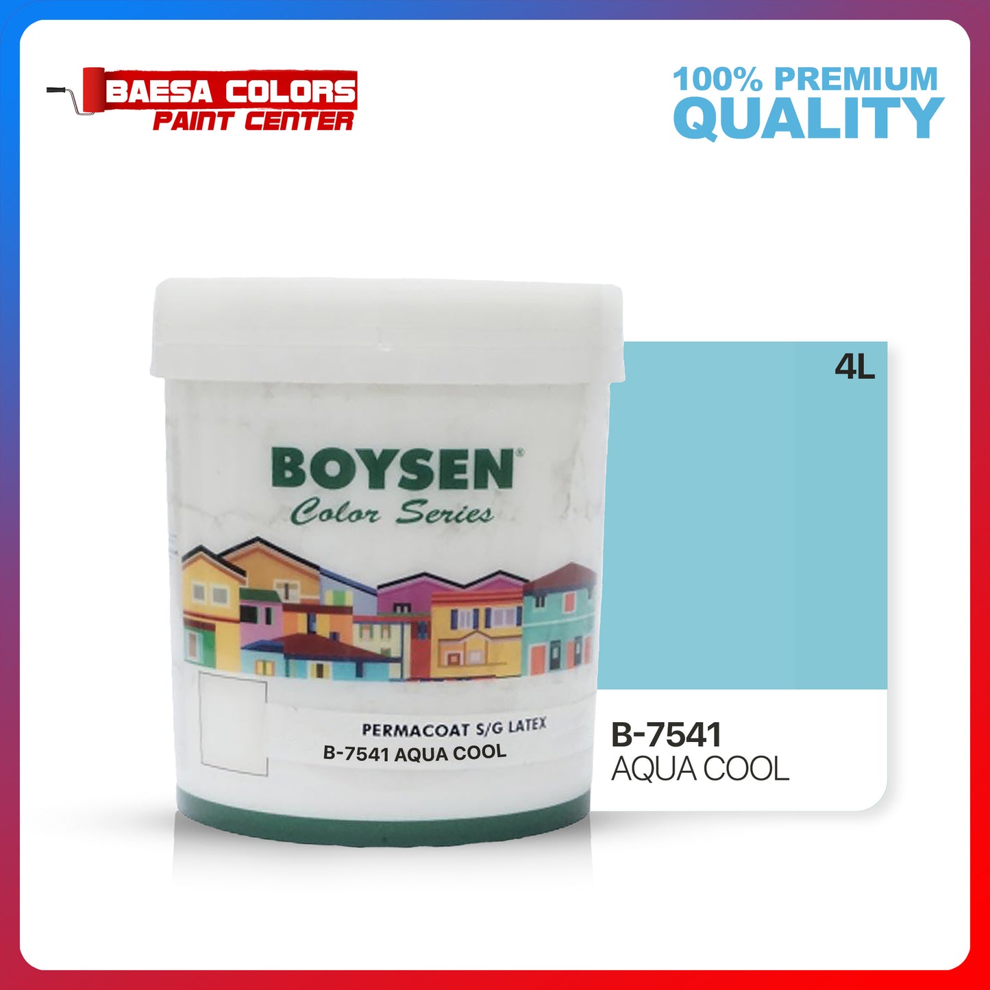 BOYSEN® Permacoat™ Series Semi-Gloss Latex 16-Liters