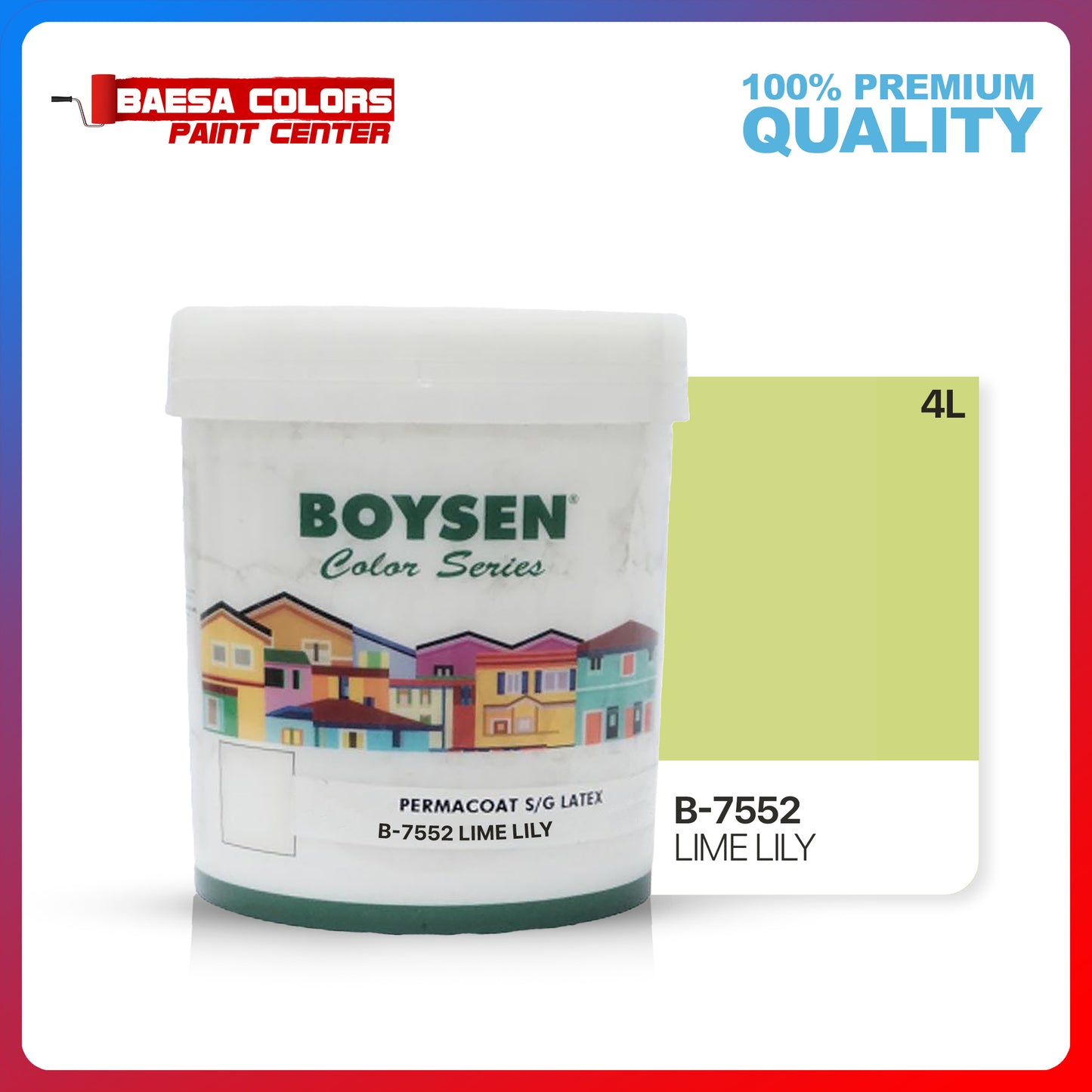 BOYSEN® Permacoat™ Series Semi-Gloss Latex 16-Liters