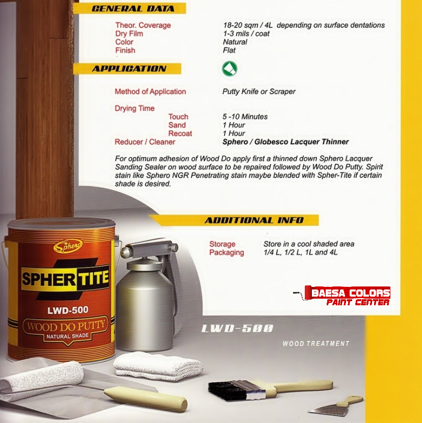 SPHER-TITE Wood Do Putty