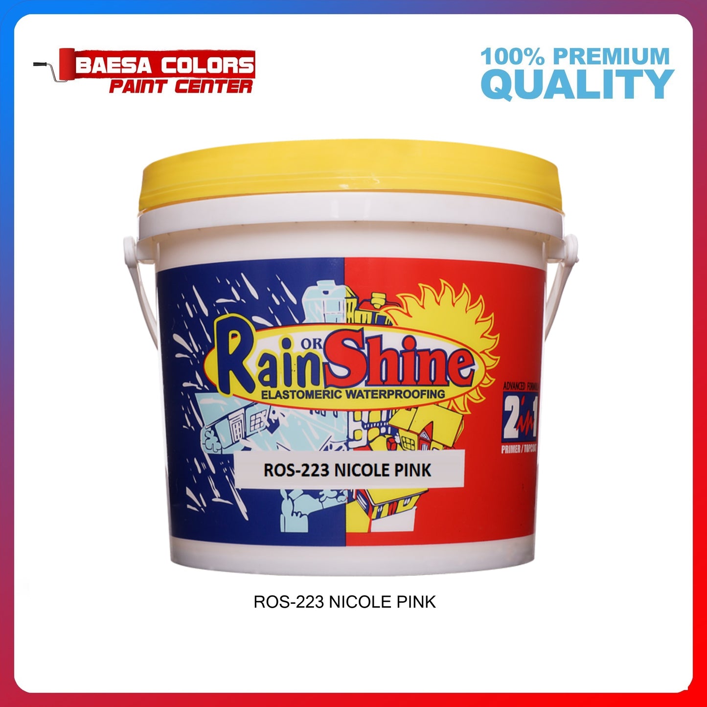 Rain or Shine 223 Nicole Pink Elastomeric Paint