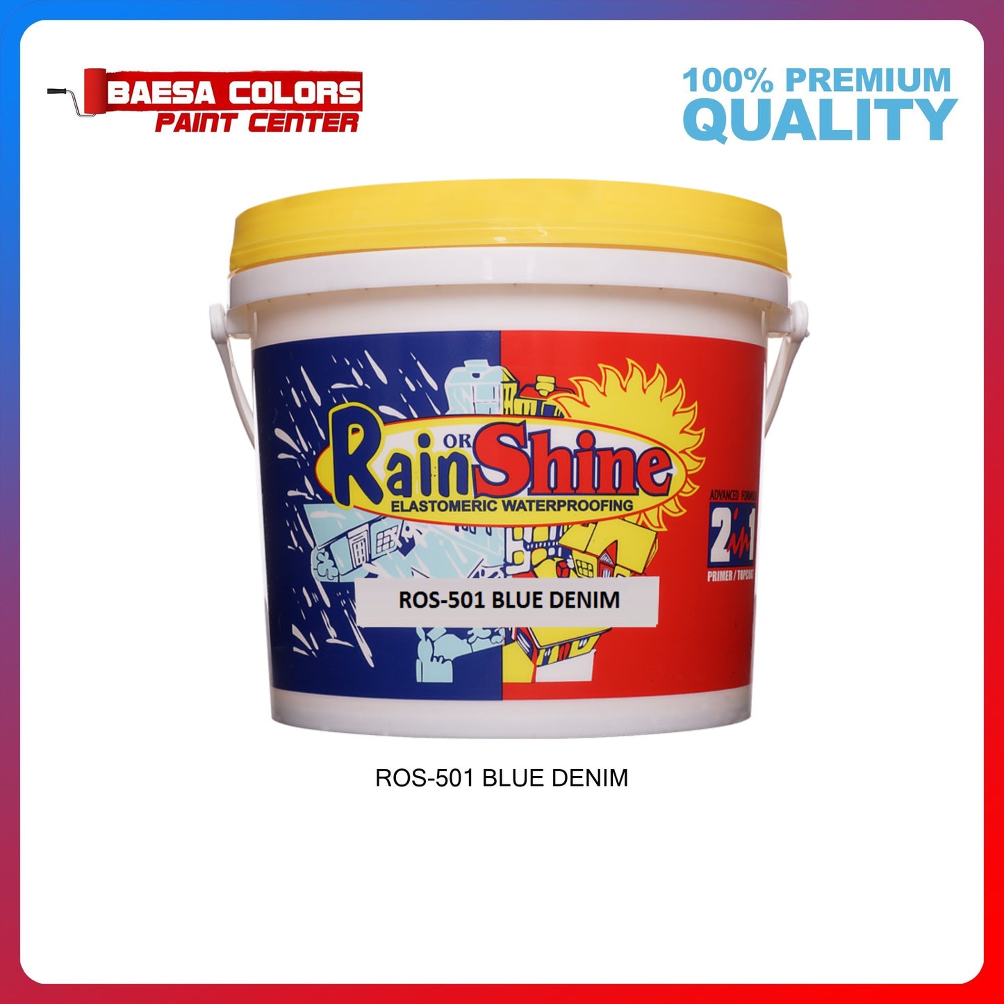 Rain or Shine 501 Denim Blue Elastomeric Paint