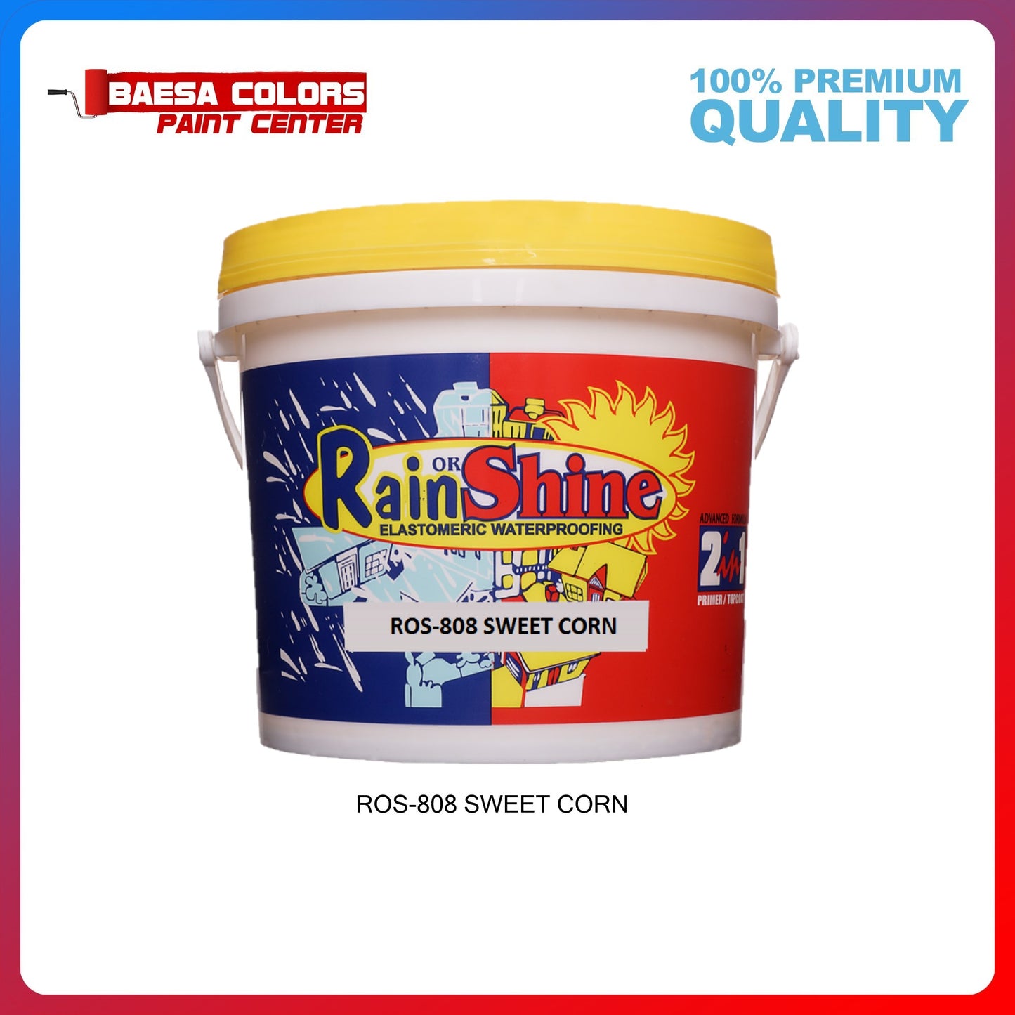 Rain or Shine 808 Sweet Corn Elastomeric Paint
