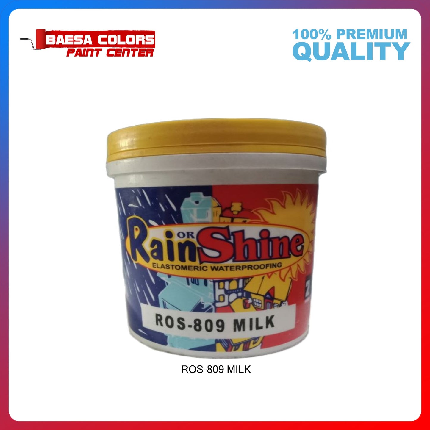 Rain or Shine 809 Milk Elastomeric Paint