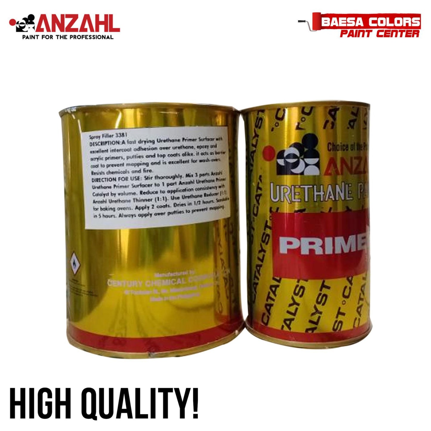 ANZAHL URETHANE AUTOMOTIVE PRIMER SURFACER 1L SET