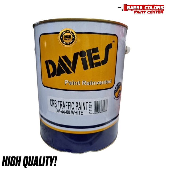 DAVIES® Chlorinated Rubber-Based Traffic Paint 4L
