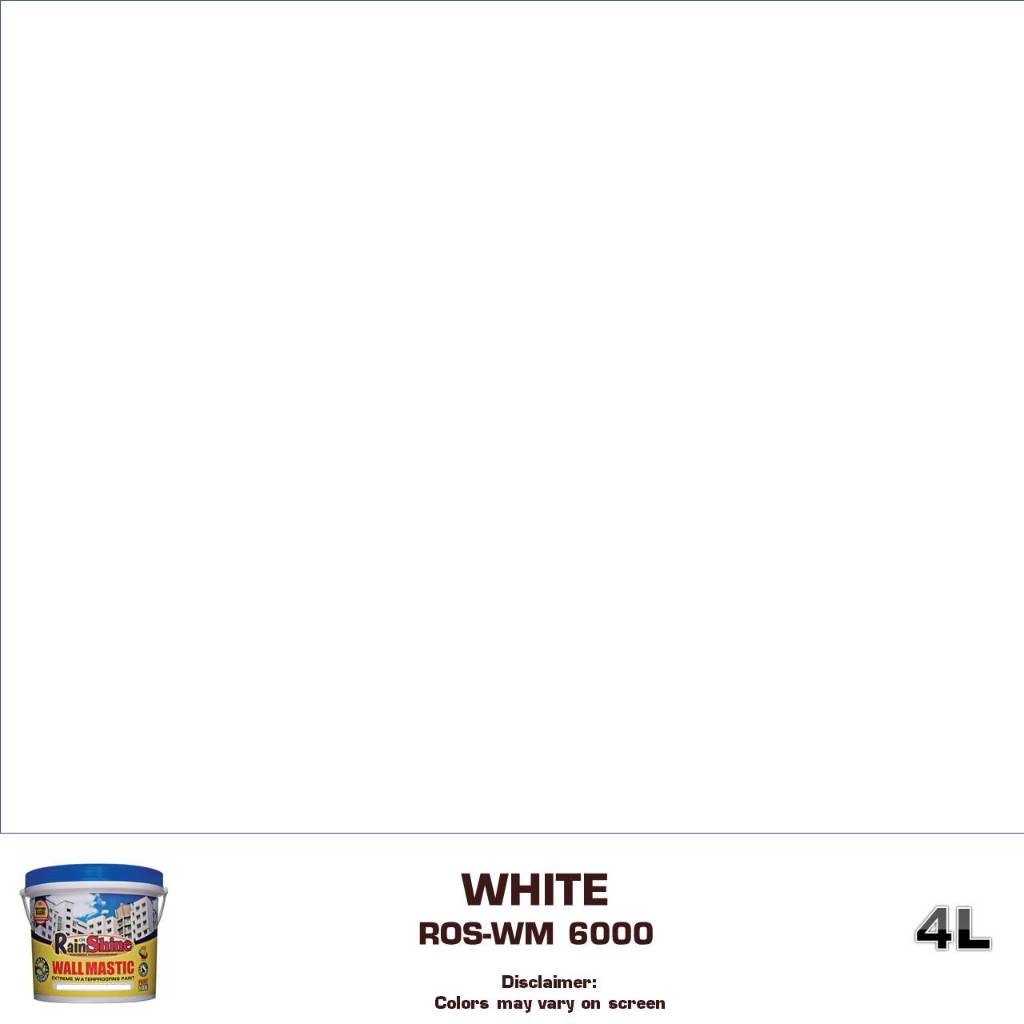 Rain or Shine Wall Mastic ROS-WM-6000 4L