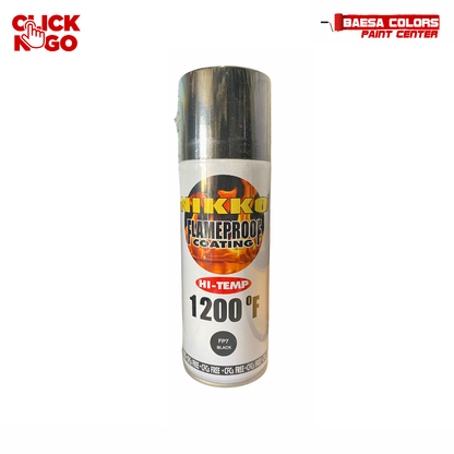 Nikko Acrylic-Based Spray Paint Flameproof FP7 Black 400cc