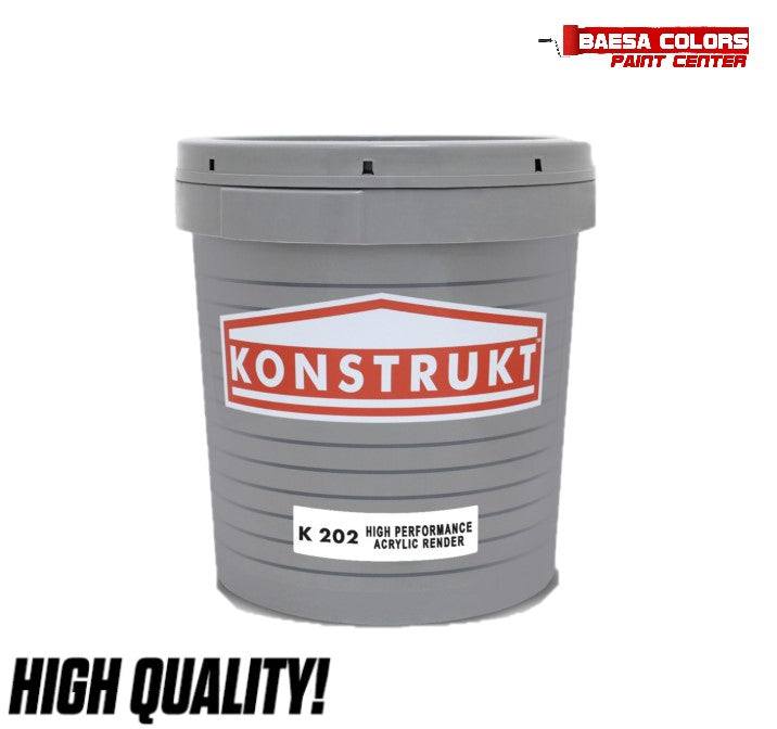 Konstrukt™ Permaplast™ K-202 High-Performance Acrylic Render 16L