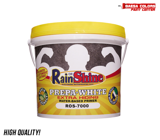 RAIN OR SHINE PREPA-WHITE ELASTOMERIC WATERPROOFING PAINT