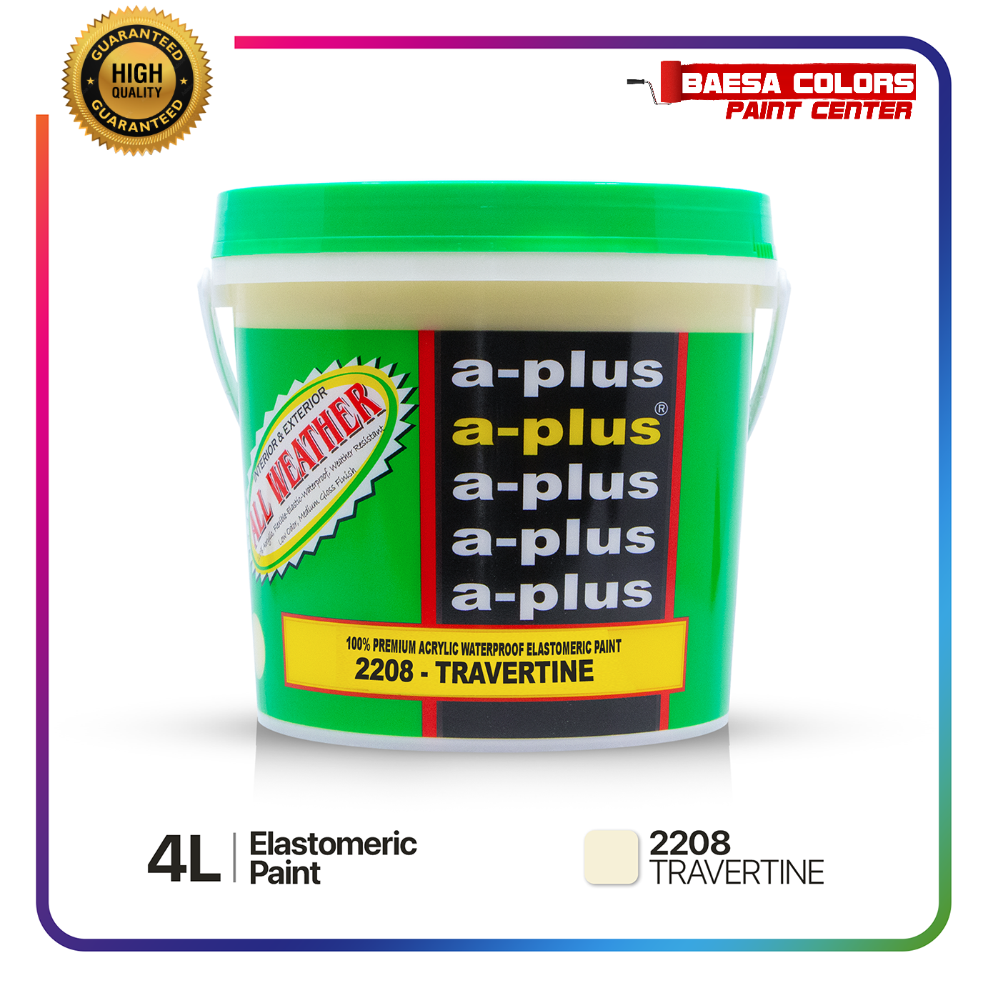 A-Plus All Weather® 2208 Travertine Elastomeric Paint