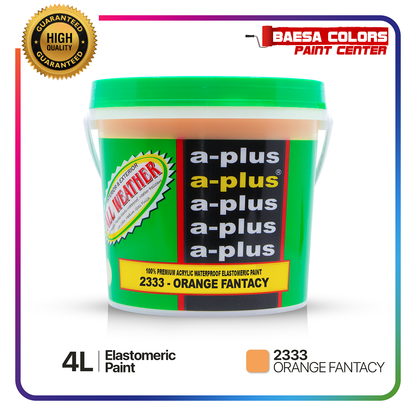 A-Plus All Weather® 2333 Orange Fantasy Elastomeric Paint