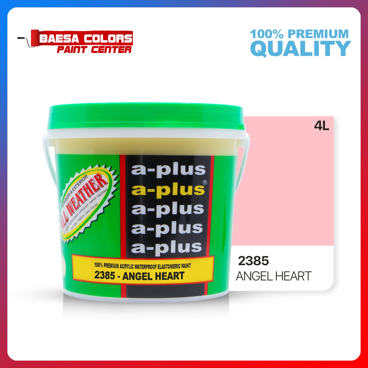 A-Plus All Weather® 2385 Angel Heart Elastomeric Paint