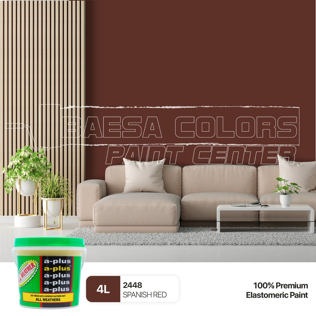 A-Plus All Weather® 2448 Spanish Red Elastomeric Paint