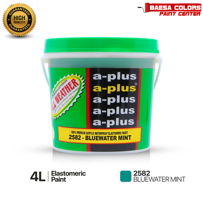 A-Plus All Weather® 2582 Bluewater Mint Elastomeric Paint