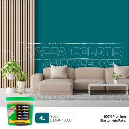 A-Plus All Weather® 2585 Elegant Blue Elastomeric Paint