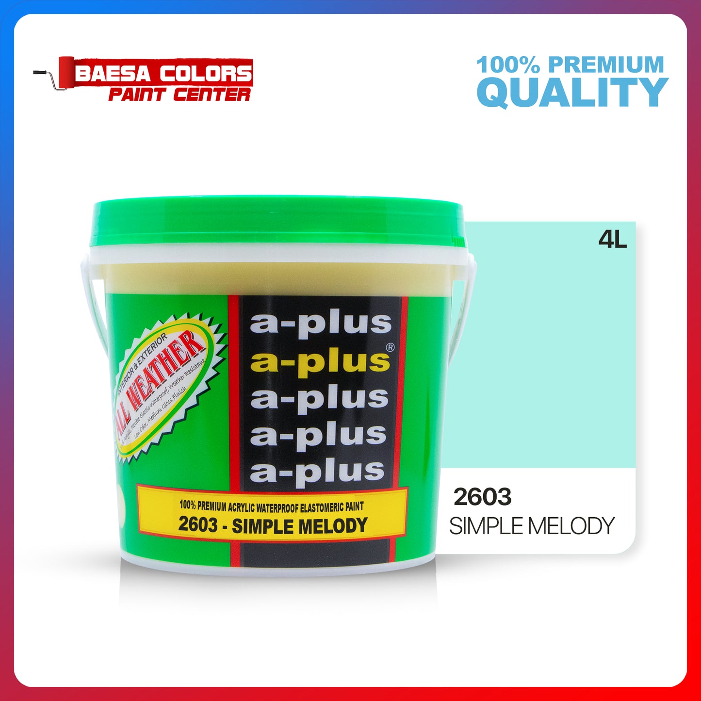 A-Plus All Weather® 2603 Simple Melody Elastomeric Paint