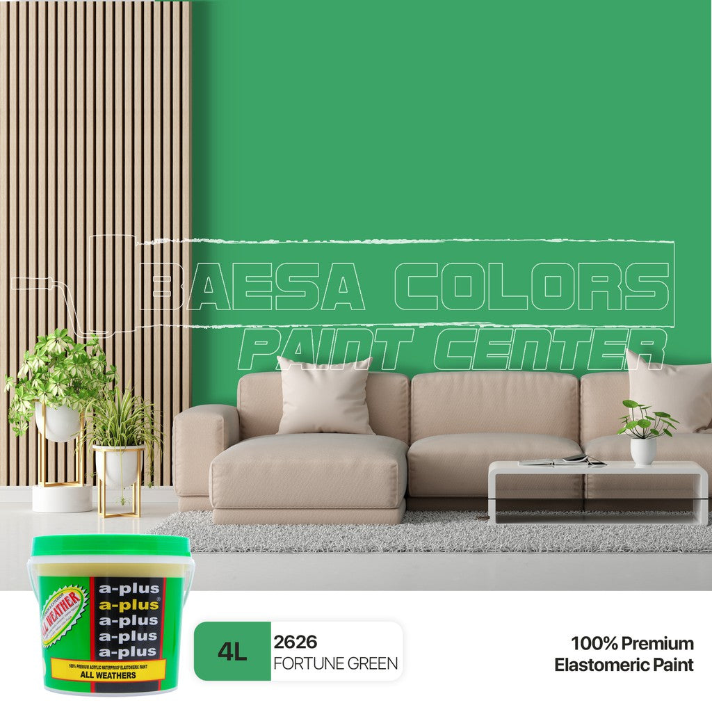 A-Plus All Weather® 2625 Fortune Green Elastomeric Paint