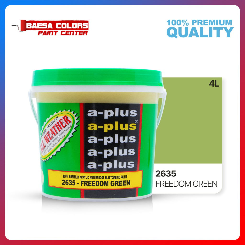 A-Plus All Weather® 2635 Freedom Green Elastomeric Paint