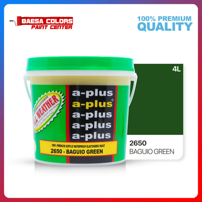 A-Plus All Weather® 2650 Baguio Green Elastomeric Paint