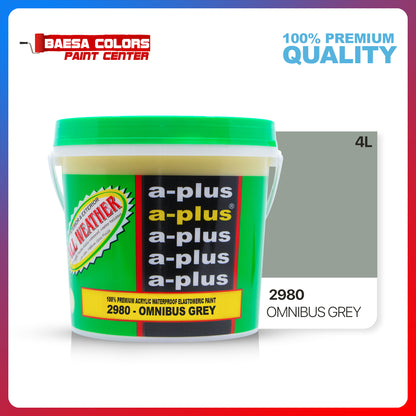 A-Plus All Weather® 2980 Omnibus Grey Elastomeric Paint