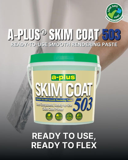 A-Plus® Skim Coat 503 Ready-To-Use Smooth Rendering Paste 20KG