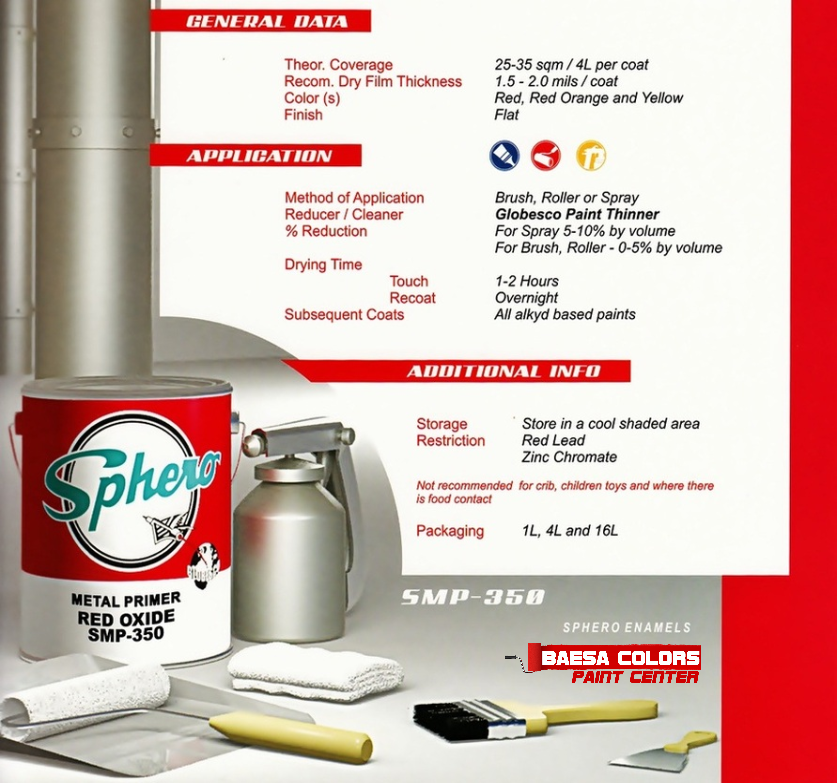 SPHERO Metal Primer – BAESA COLORS PAINT CENTER