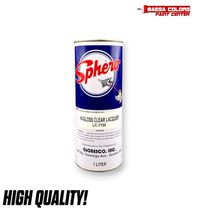SPHERO Hi-Gloss Clear Lacquer – BAESA COLORS PAINT CENTER