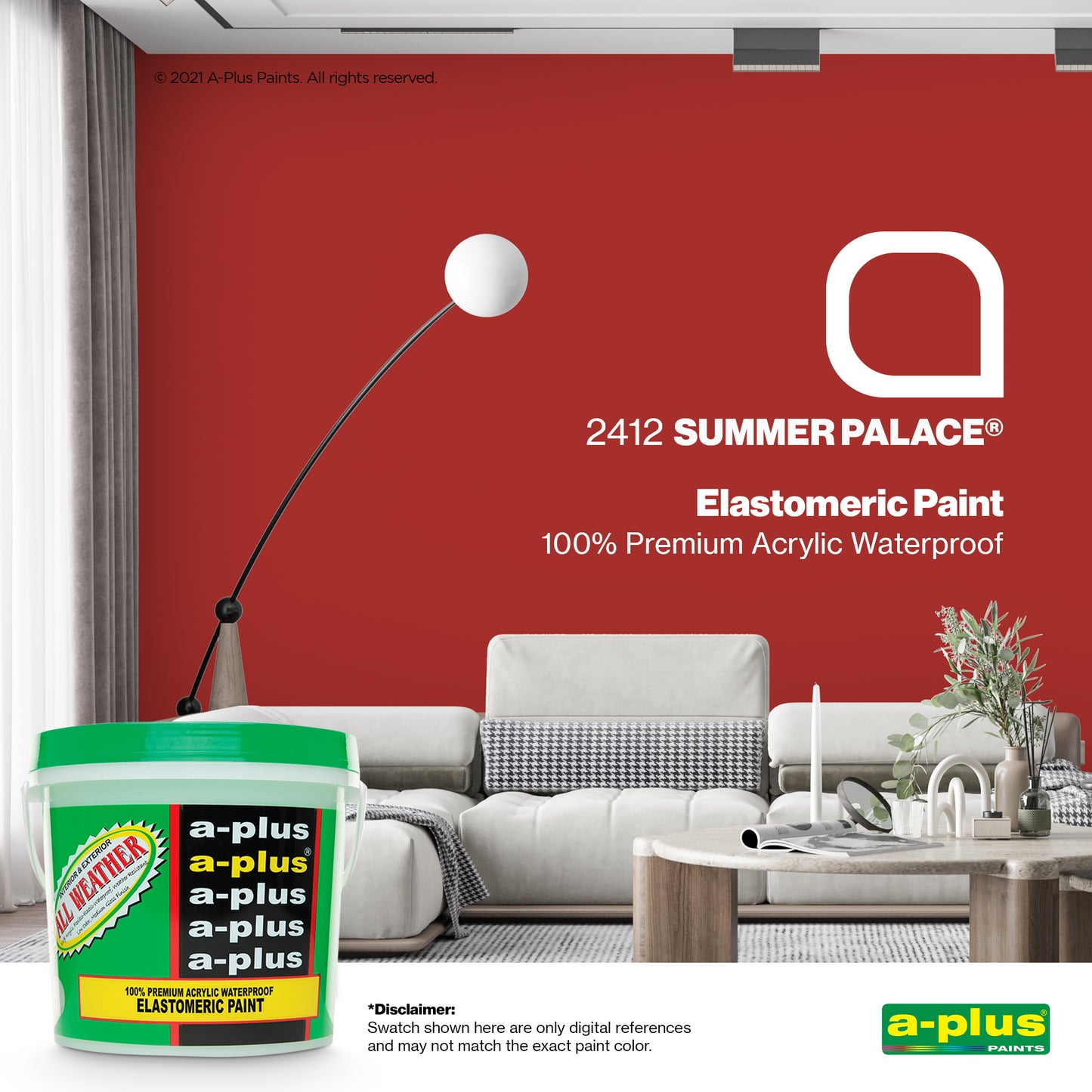 A-Plus All Weather® 2412 Summer Palace Elastomeric Paint