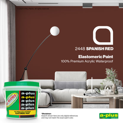 A-Plus All Weather® 2448 Spanish Red Elastomeric Paint